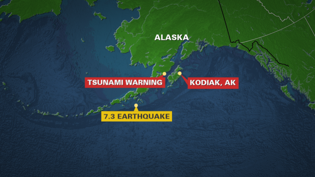 earthquake-map-1024x576 ALASKA EARTHQUAKE: Tsunami Advisory Issued After 7.3-Magnitude Quake Shakes Aleutian Coast